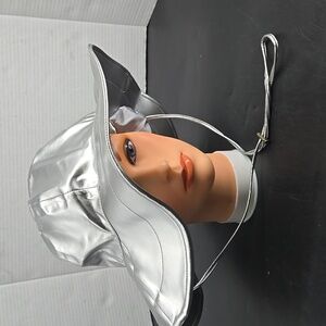 NEW Hairbrella Satin-Lined Waterproof Sou'wester Rain Hat